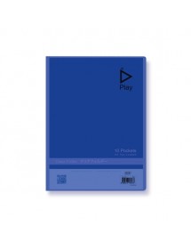 Play Clear Holder (10 Pockets) - CH 510-BL